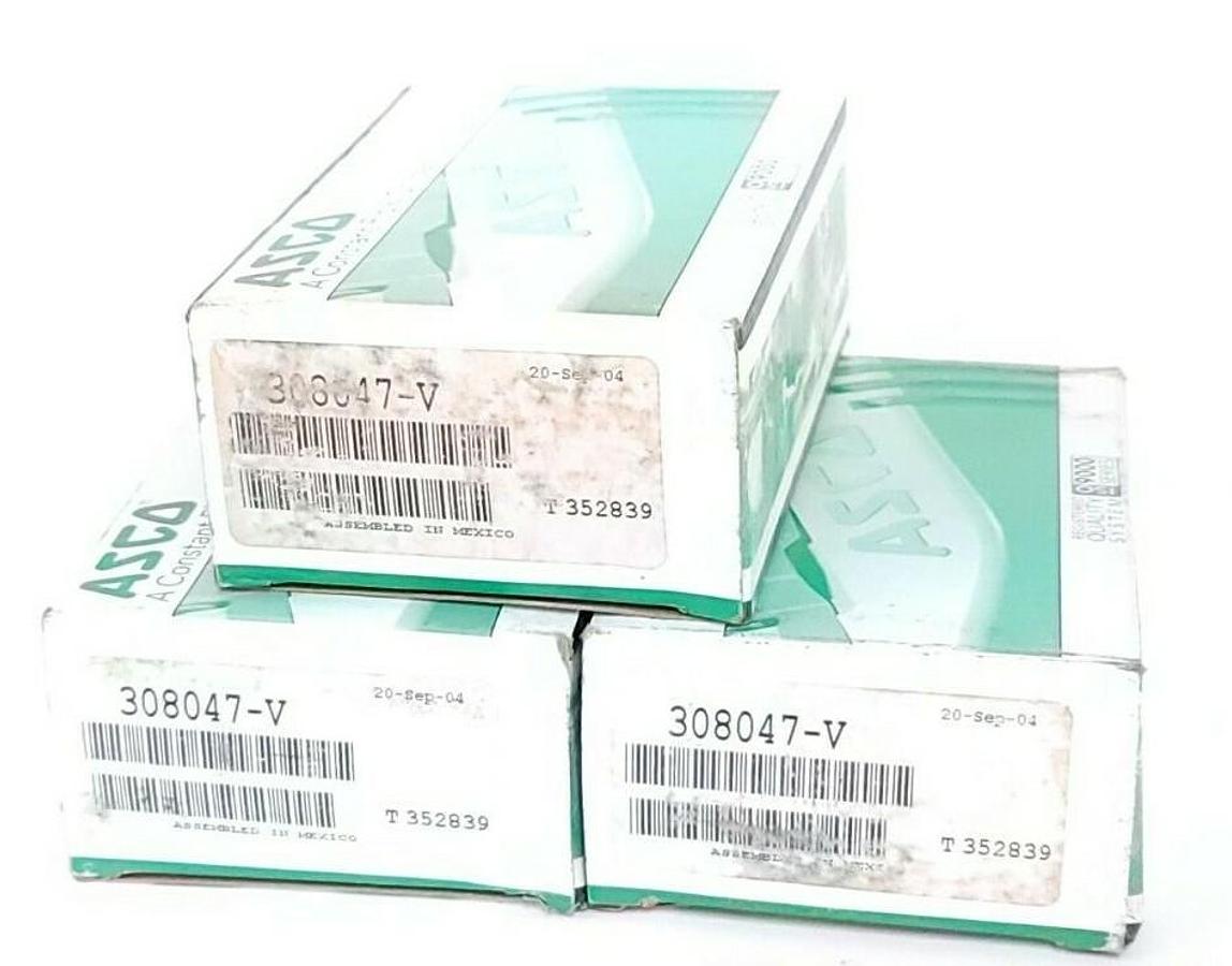 Used LOT OF 3 NIB ASCO 308047-V REBUILD KITS 308047V