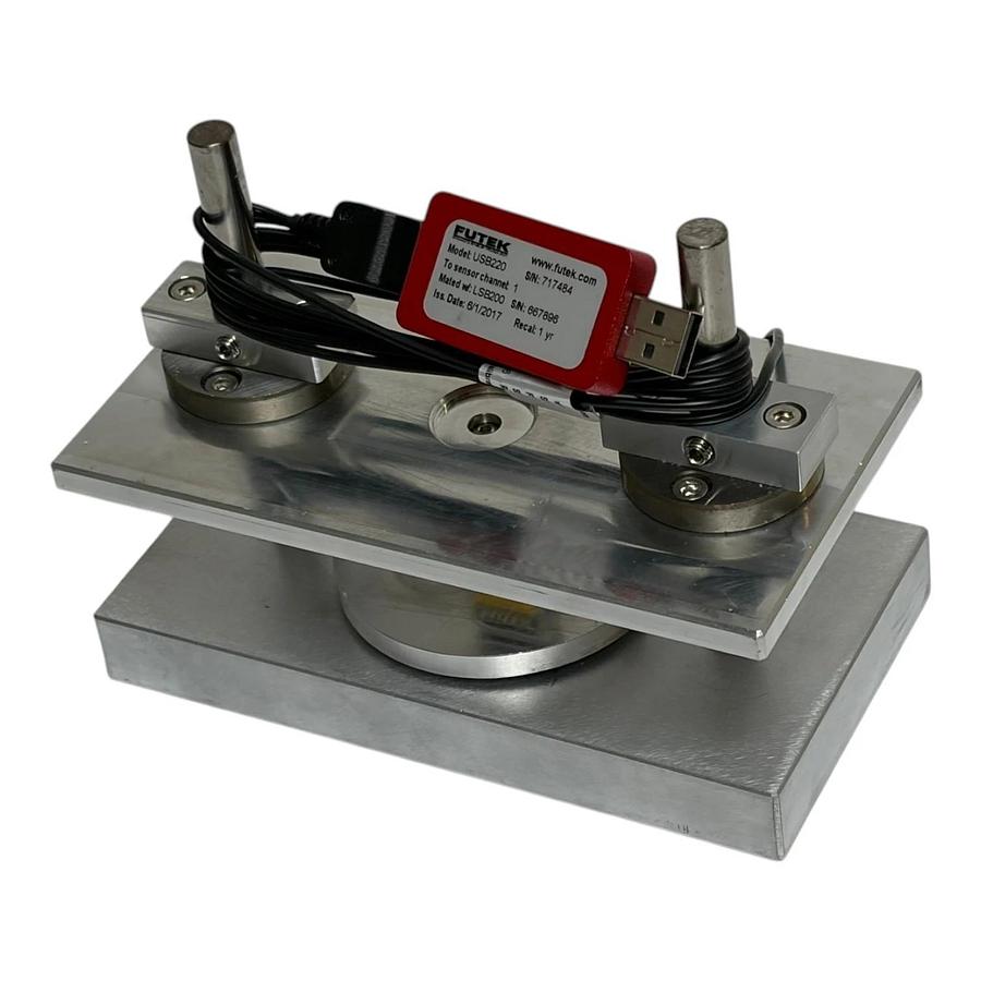 FUTEK LSB200 50lb Load Cell & USB220 Matching Kit - Polished Steel