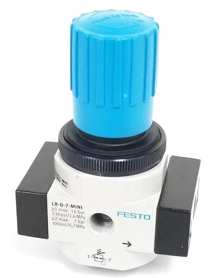 NIB FESTO ELECTRIC LR-1/8-D-7-MINI PRESSURE REGULATOR W/O GAUGE