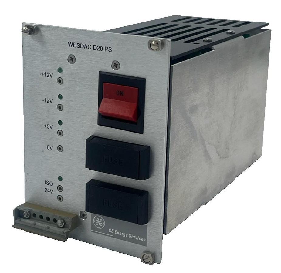 Used GE SPS-1018 Power Supply 580-0241 WESDAC D20 130VDC Input *BROKEN NAMEPLATE*