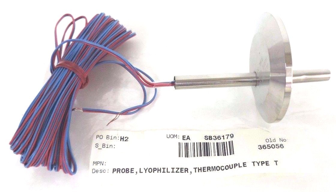 Used NEW WCB/RJ 3A ASME BPE 316L 727 PROBE LYOPHILIZER THERMOCOUPLE TYPE T