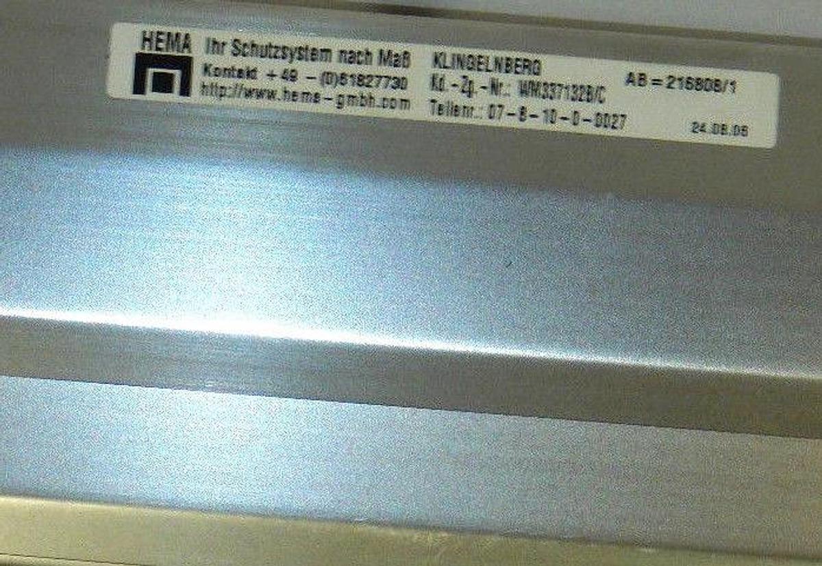 NEW HEMA WM337132B ACCORDION WAY COVER, LAMELLAE BELLOW, CHIP GUARD 311406A