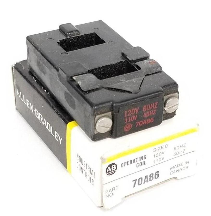 Used LOT OF 10 NIB ALLEN BRADLEY 70A86 COILS 120V 60CY, 110V 50CY