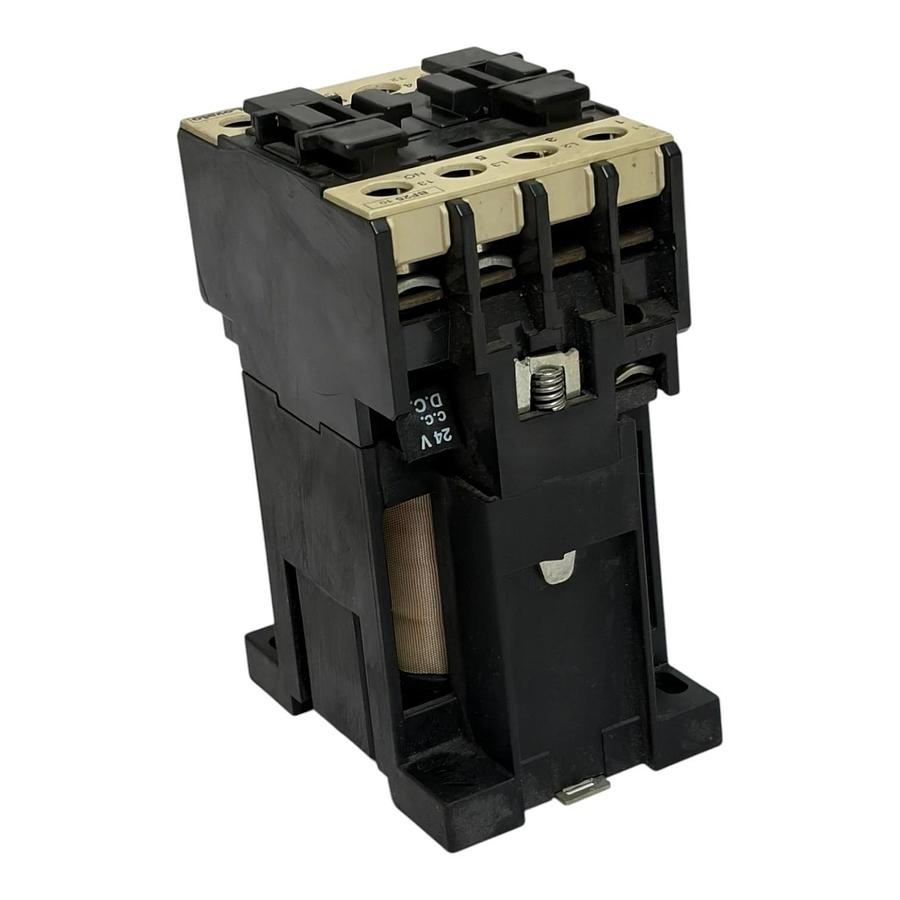 Used Lovato BF25C 3-Pole IEC Contactor 24VDC Coil 40A 20HP BF2510 1NO