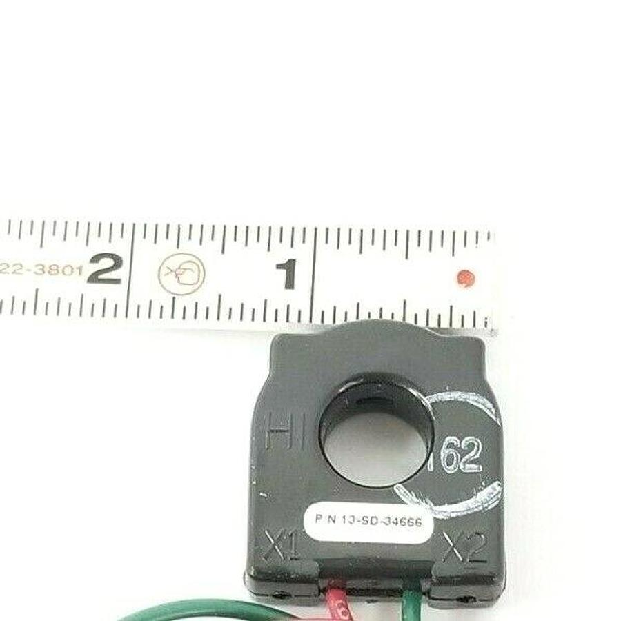 Used NEW INSTRUMENT TRANSFORMER 13-SD-34666 CURRENT TRANSFORMER 60A - .6A DONUT TYPE