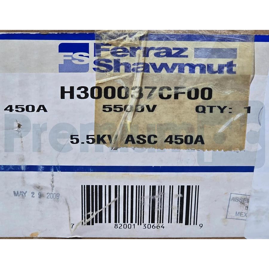 Ferraz Shawmut H300037CF00 Amp-Trap Medium Voltage Fuse 5.5kV 450A Striker NSMP