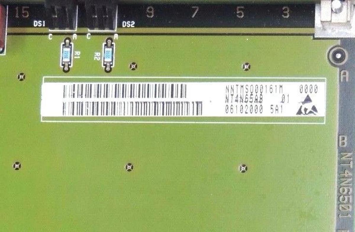 Refurbished REPAIRED NORTEL NETWORKS NT4N65AB INTERFACE CARD REL. 02, NNTMSO00161M, NT4N6501