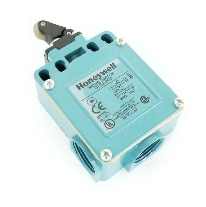 Used NEW HONEYWELL MICRO SWITCH GLEA24D LIMIT SWITCH 2NO-2NC