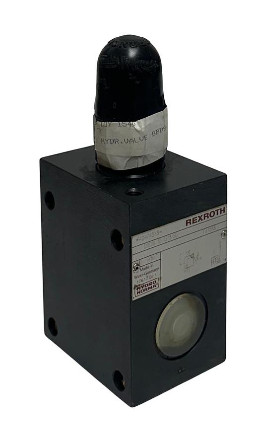 Used REXROTH DBDS 10 G13/50 / 424745/8 HYDRO NORMA HYDRAULIC RELIEF VALVE NSNP