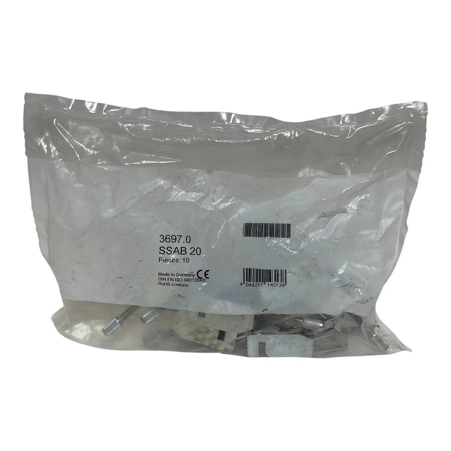 Used Conta-Clip 3697.0 SSAB 20 Busbar Shield Connection Clips - Bag of 10