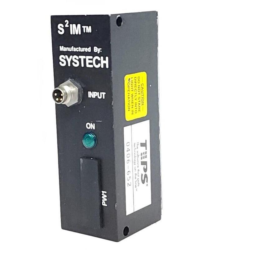 Used SYSTECH S2IM PACKING CONTROL VISION INSPECTION UNIT 32 LED LIGHTS