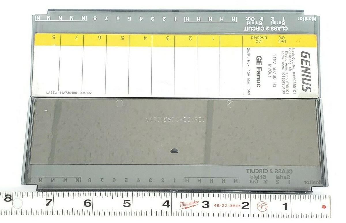 Used (2) GE FANUC 44B716274-001R01 DOORS/COVERS 44B716274001R01, 44A730485-001R02