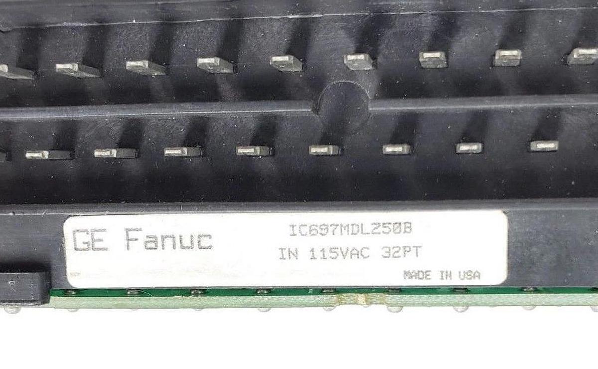 Refurbished REPAIRED GE FANUC IC697MDL250B INPUT MODULE 115VAC, 32PT, I5C7A2, IC697MDL250