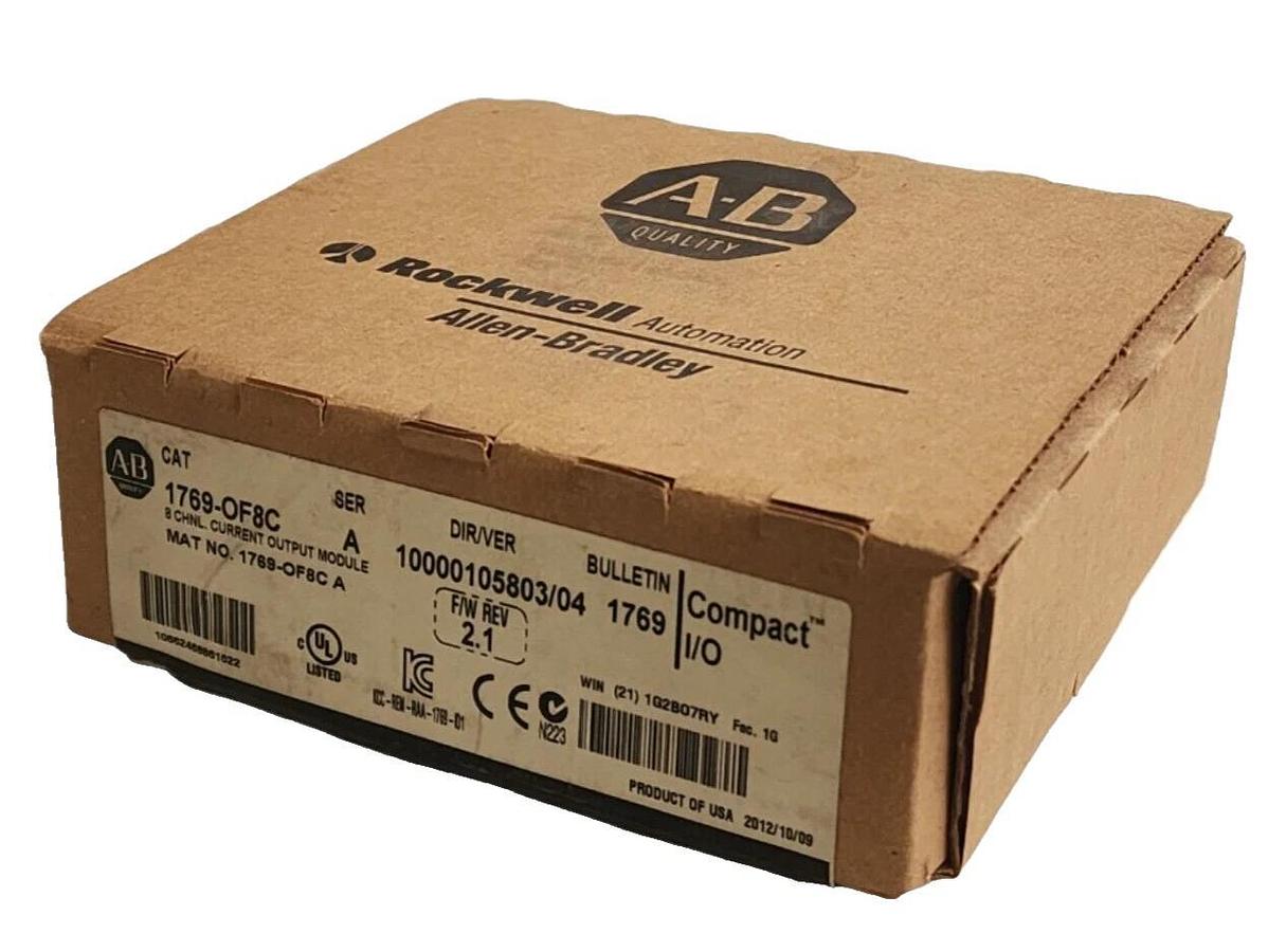 ALLEN BRADLEY 1769-OF8C /A CompactLogix I/O 8CH ANALOG OUTPUT MODULE NSMP