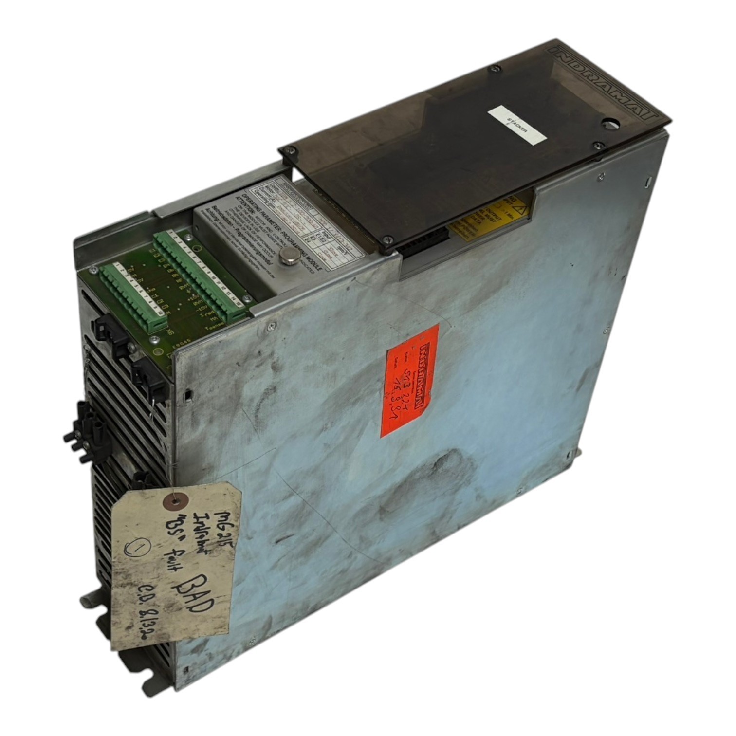 Used Indramat TDM 1.2-100-300-W1 AC Servo Controller BS Fault Parts Repair Core