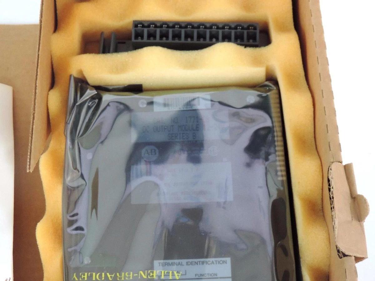 NIB ALLEN BRADLEY 1771-OB DC OUTPUT MODULE SER B 12-24V W/ WIRING HARNESS 1771OB