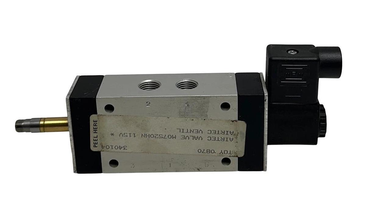 Used AIRTEC M 07 520-HN / M07520HN SERIES M-07 VALVE 5/2-WAY DOUBLE SOLENOID USNP *