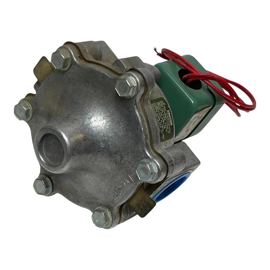 ASCO RedHat 8215C53 2-Way Normally Open 1-1/4" NPT Gas Solenoid Valve 120VAC