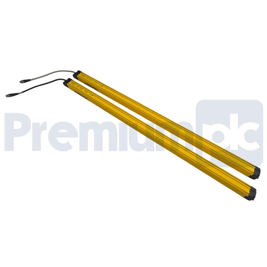 Used OMRON STI F3SG-4RA0800-14 F3SG-RA SAFETY LIGHT CURTAIN SET 14mmx800mm 24VDC NSNP