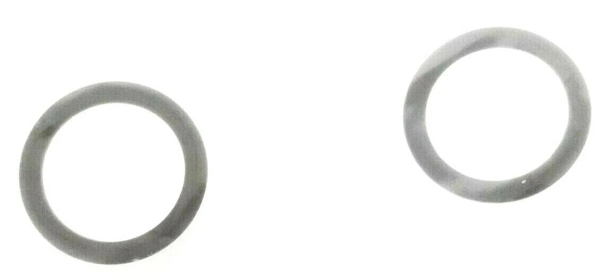 Used LOT OF 2 NEW WATERS 5711321-DG 12MM X 1.5MM BLACK VITON O-RINGS DEGASSED