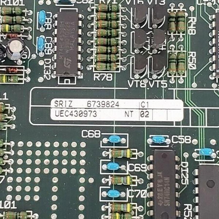 Used MERLIN GERIN SRIZ 6739824 CIRCUIT BOARD 6739823XD-4C1 6739823XD-1C1