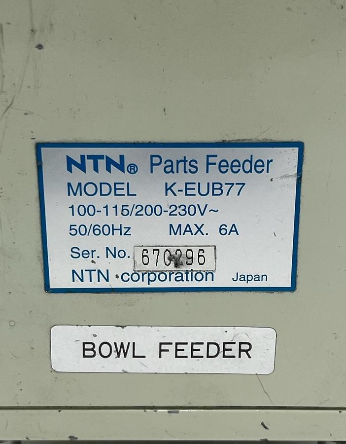 Used NTN K-EUB77 Vibratory Parts Feeder Control Unit – 100-230V 6A Stabilized