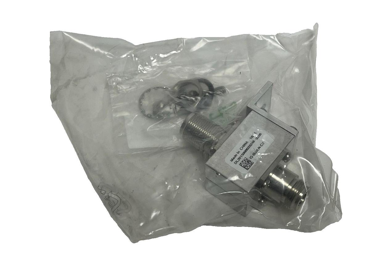 Used PolyPhaser IS-B50LN-C2 Lightning Protector 10MHz-1GHz N-Female Bulkhead, NSMP