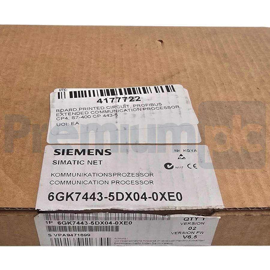 Siemens 6GK7443-5DX04-0XE0 SIMATIC S7-400 Communication processor CP 443-5 EXT