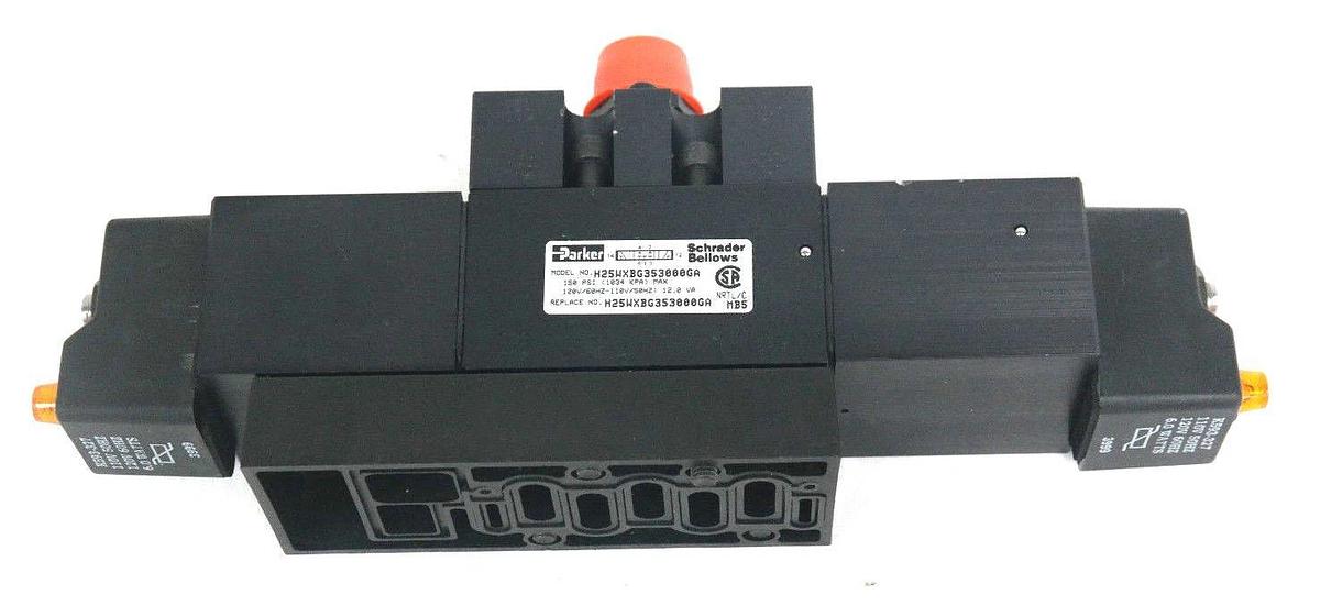 NEW PARKER SCHRADER BELLOWS H25WXBG353000GA SOLENOID VALVE 150PSI MAX