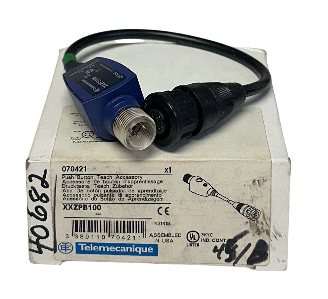 Used TELEMECANIQUE XXZPB100 / 070421 ULTRASONIC PUSH BUTTON TEACH ACCESSORY NSMP