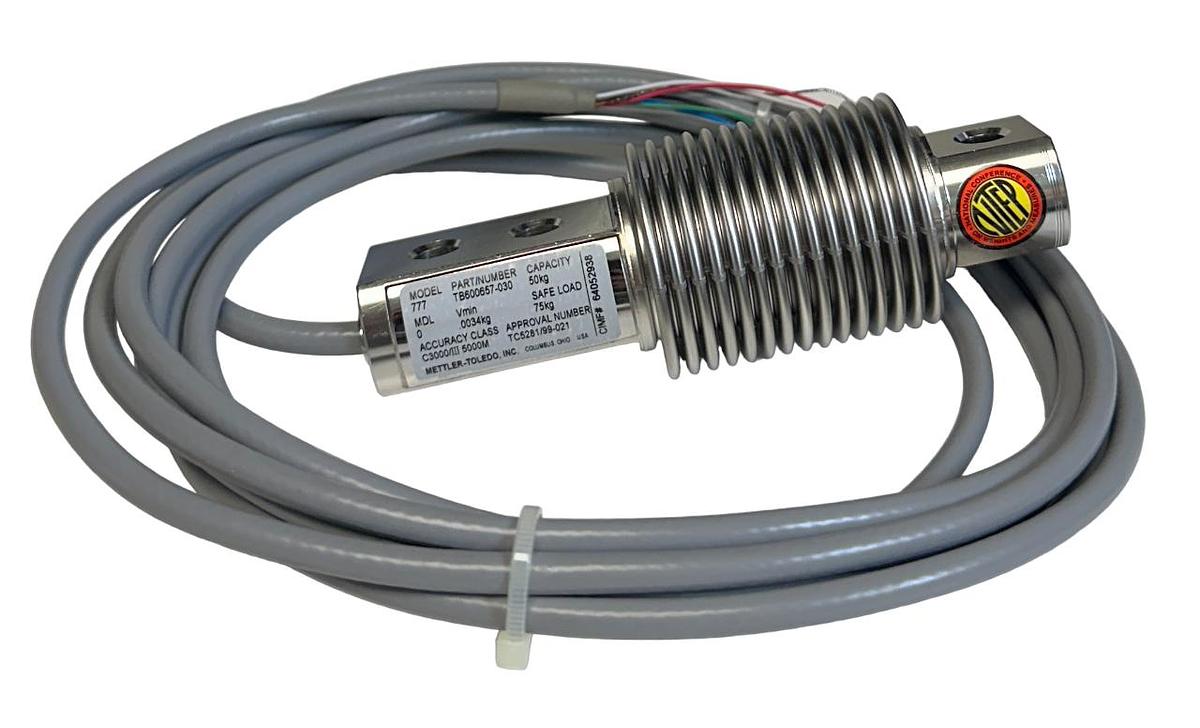Used HBM METTLER TOLEDO TB600657-030 MODEL 777 LOAD CELL 777-50kg3mC3 Z6FC3/50kg NSMP