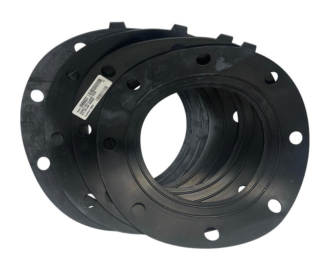 Used 4 ASAHI 200 (8) ANSI AV PACKING GASKETS OEM EPDM 8'' FLANGE LOW TORQUE NSNP