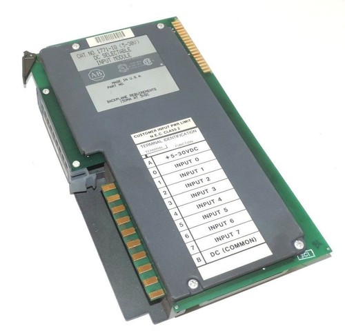 Used ALLEN BRADLEY 1771-IQ DC SELECTABLE INPUT MODULE 5-30V, 1771IQ