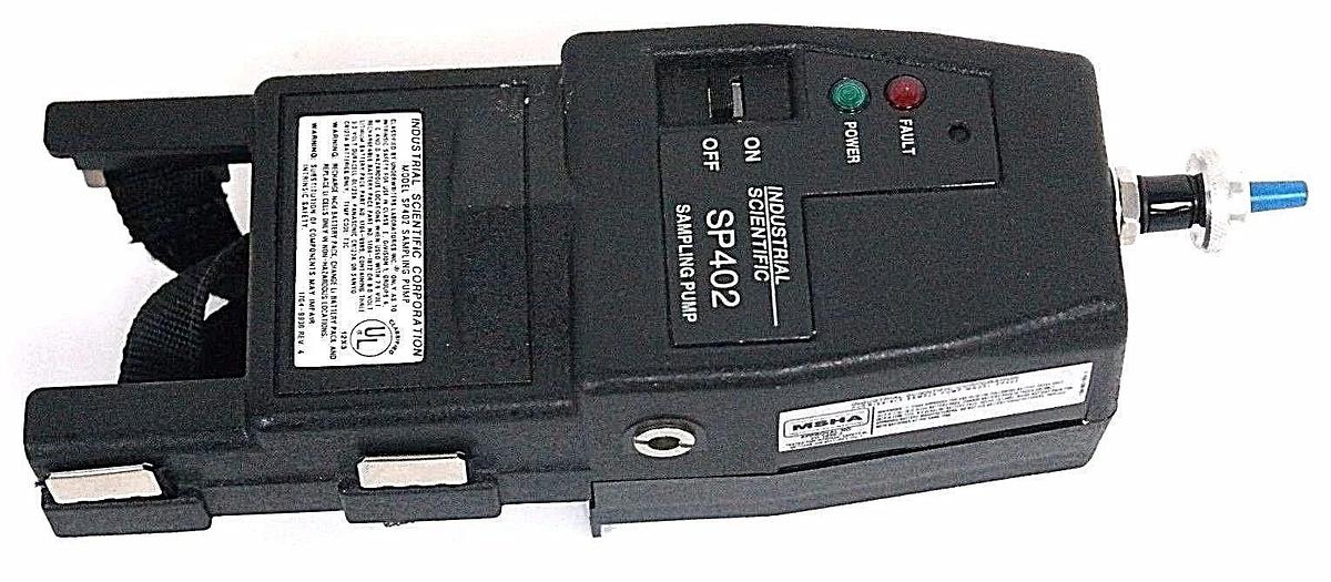 Used INDUSTRIAL SCIENTIFIC SP402 PERMISSIBLE SAMPLING PUMP