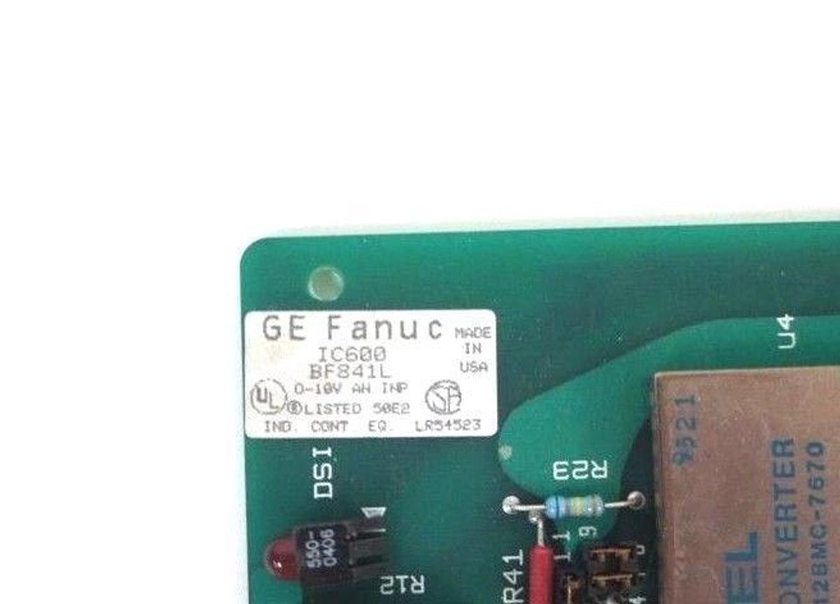 Refurbished REPAIRED GE FANUC IC600BF841L ANALOG INPUT MODULE SERIES SIX 0-10VDC