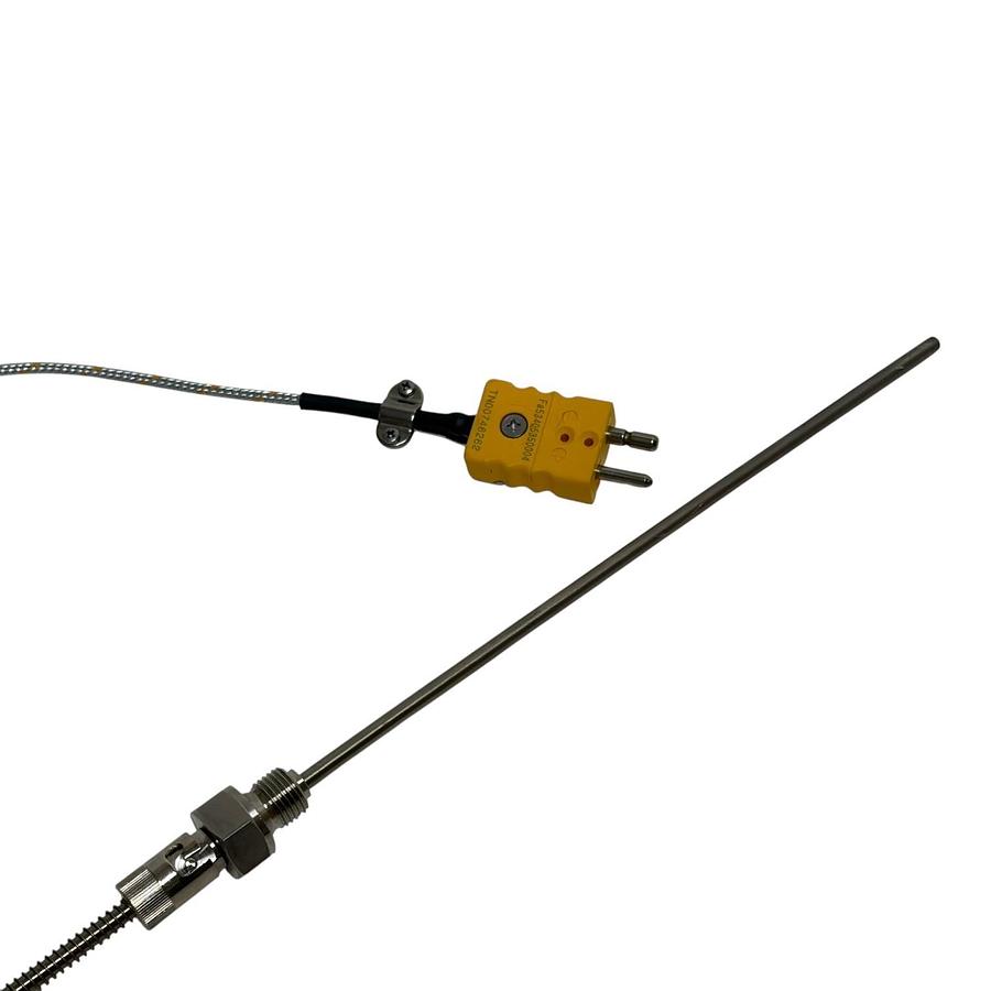 Used JUMO 901250 Type K Mineral-Insulated Thermocouple Probe 4.5mm 315mm New
