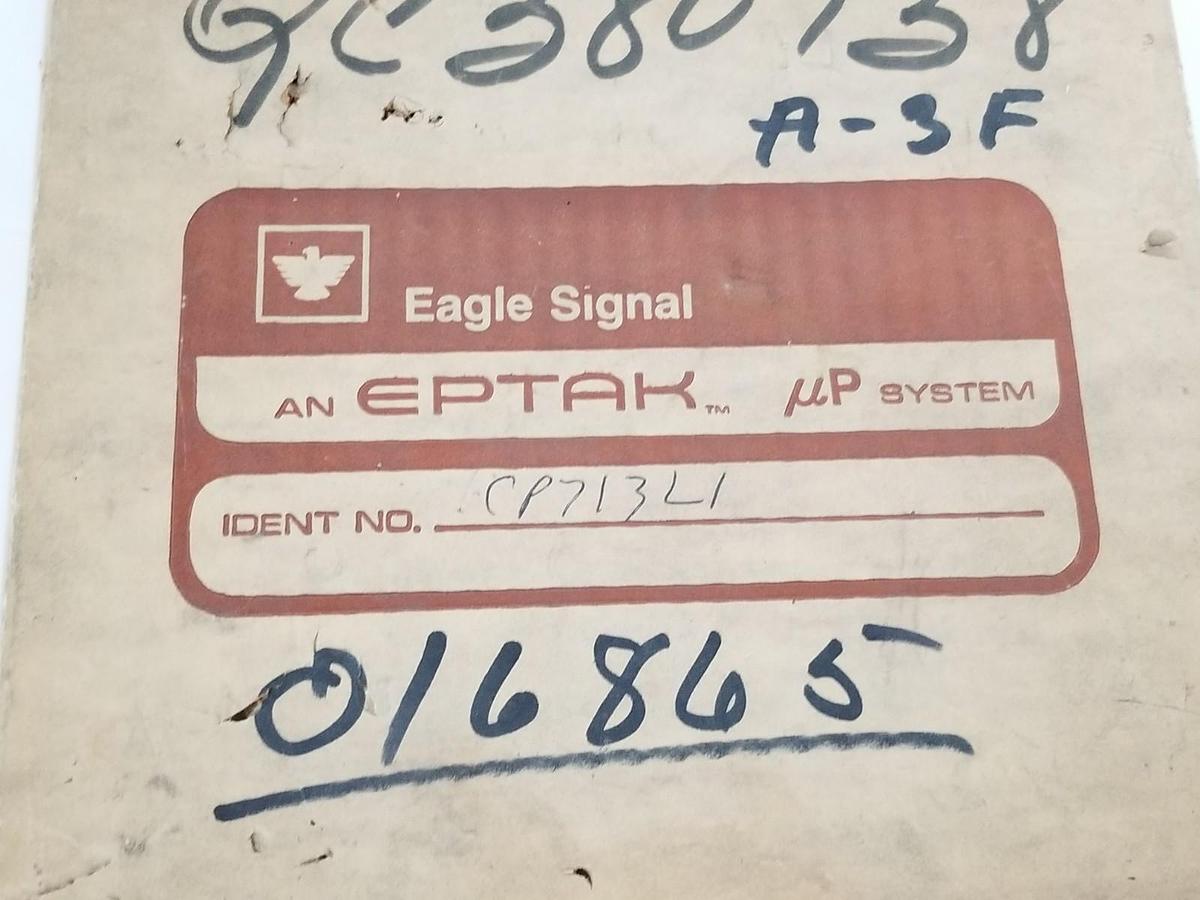 Used EAGLE SIGNAL CP713L1 EPTAK LOAD TRACK DRIVER BOARD PCP-1153 PCP-1140
