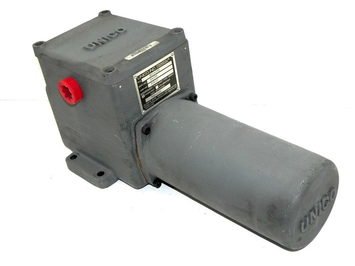 Refurbished REPAIRED UNICO 300-382 FOOT MOUNTED ABSOLUTE ENCODER JOB NO. SB120, 300382