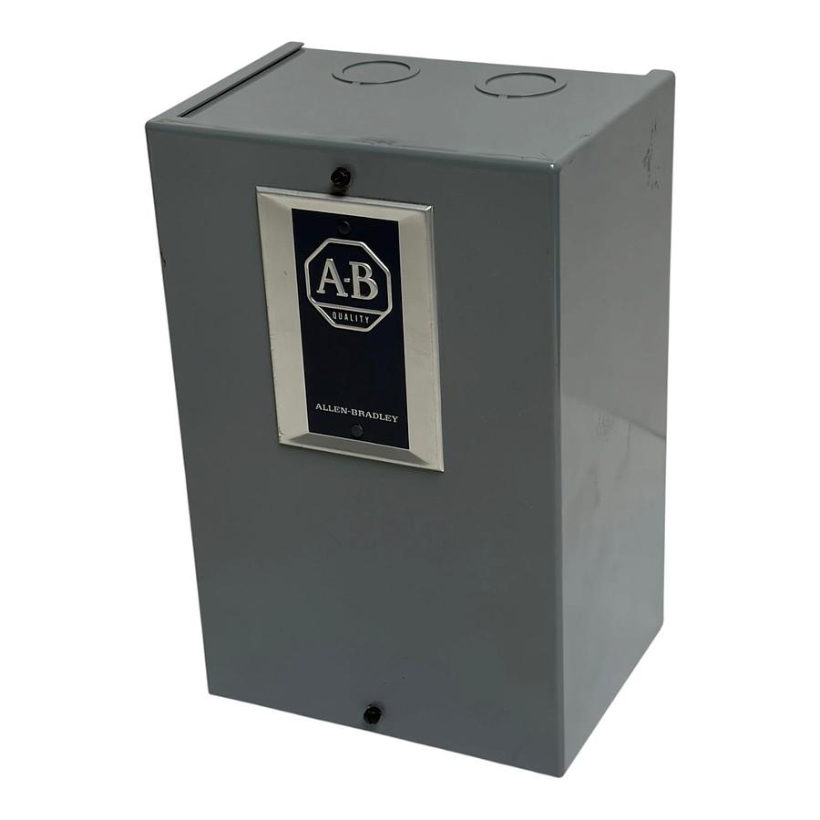 Used Allen Bradley 5-1/2" x 8" x 4" Grey Metal Junction Box Enclosure New