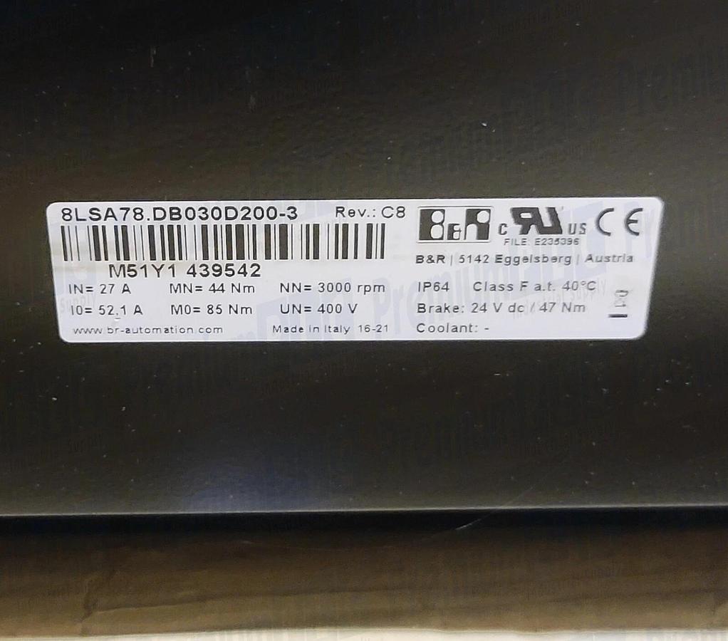 Used B&R 8LSA78.DB030D200-3 8LS Servo Motor 8GP60-142-003S1Q7 8GP60-LSA78-00000 NSNP
