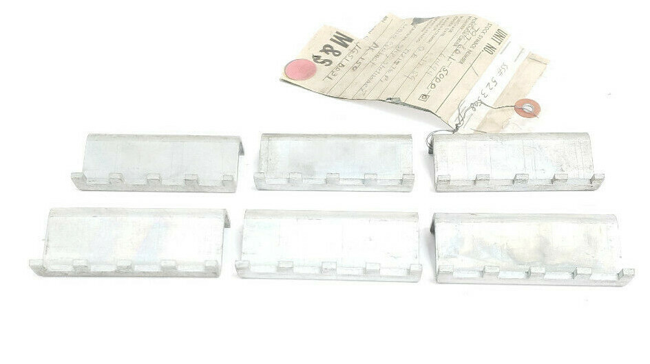 Used LOT OF 6 GE GENERAL ELECTRIC 9921576P1 STATIONARY MAIN CONTACT STOPS, FOR AK-150