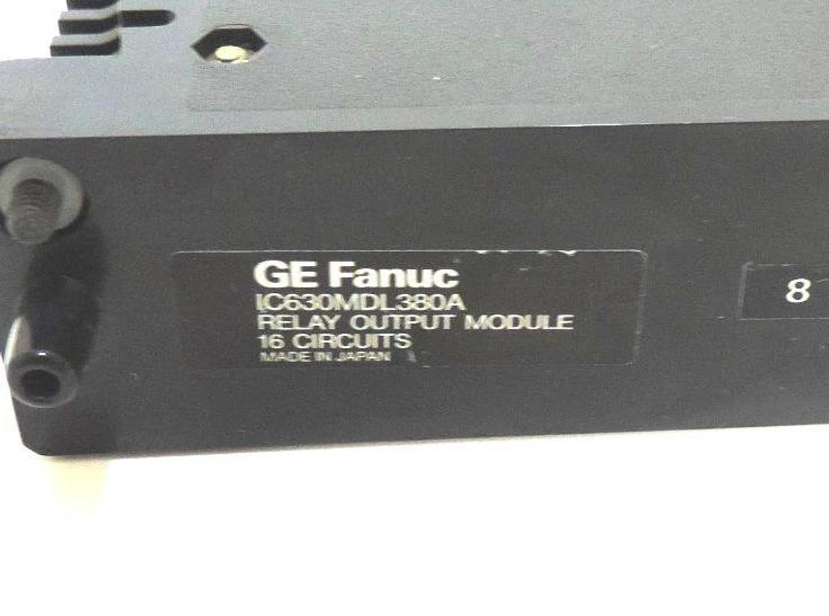 Used GE FANUC IC630MDL380A RELAY OUTPUT MODULE 16 CIRCUITS
