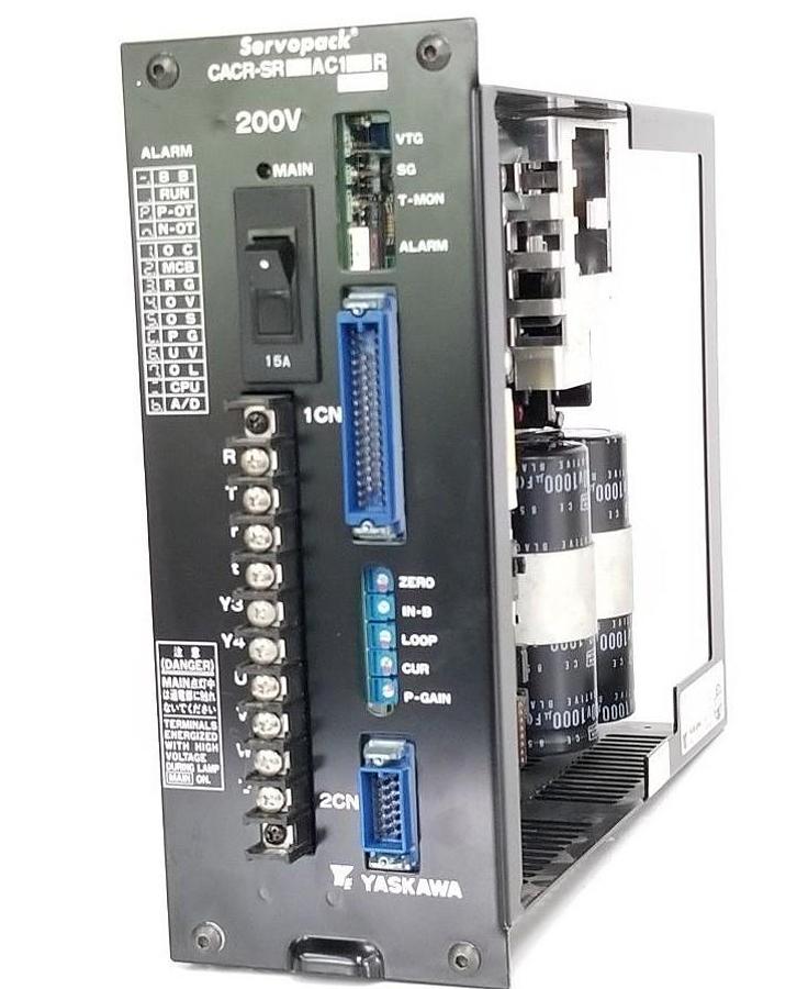 Used YASKAWA SERVOPACK CACR-SR05AC1ER AC SERVO DRIVE 200V, 1CN, HPS 061-00262-0