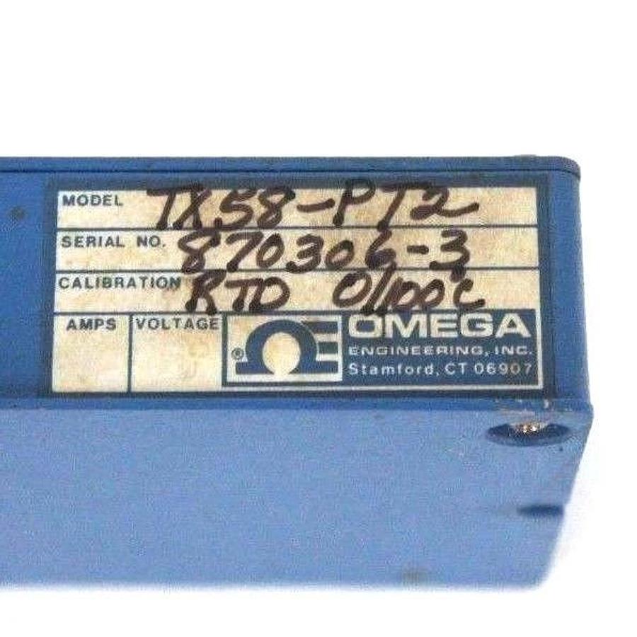Used OMEGA ENGINEERING TX58-PT2 RTD TRANSMITTER