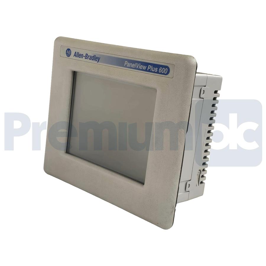 Used Allen-Bradley 2711P-T6C20D /B PanelView Plus 600 HMI Touch Screen Terminal USPI