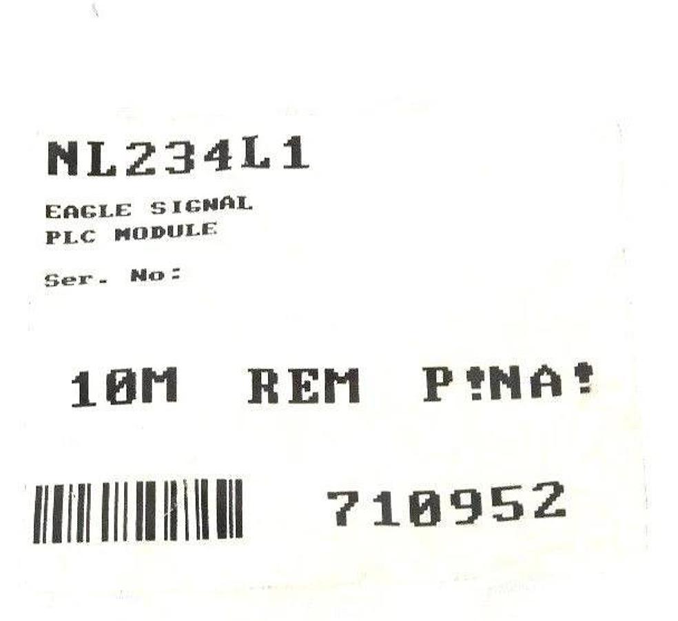 Used DANAHER CONTROLS EAGLE SIGNAL NL234L1 ANALOG INPUT MODULE 0-10VDC