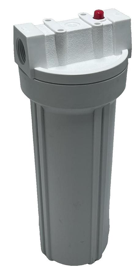Used Watts FH4200WW12 10" Water Filter Housing w/ MD10S5 5-Micron Oil Removal Filter