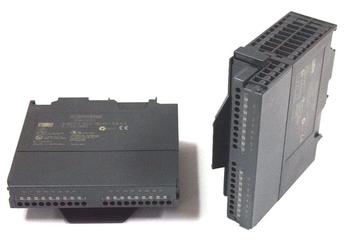 Used LOT OF 2 SIEMENS 6ES7 322-1BH01-0AA0 SIMATIC S7 OUTPUT MODULES 24VDC, .5AMP