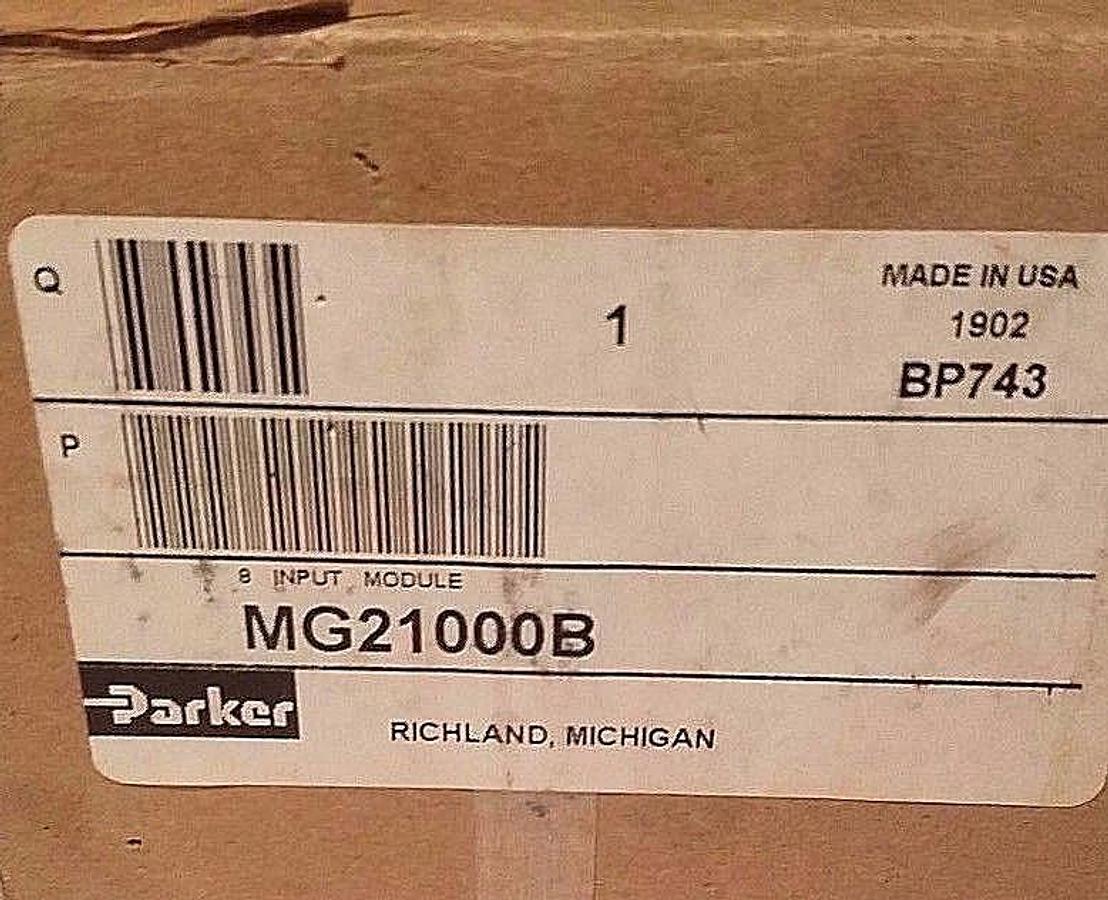 NIB PARKER MG21000B 8 INPUT MODULE SBCF0145