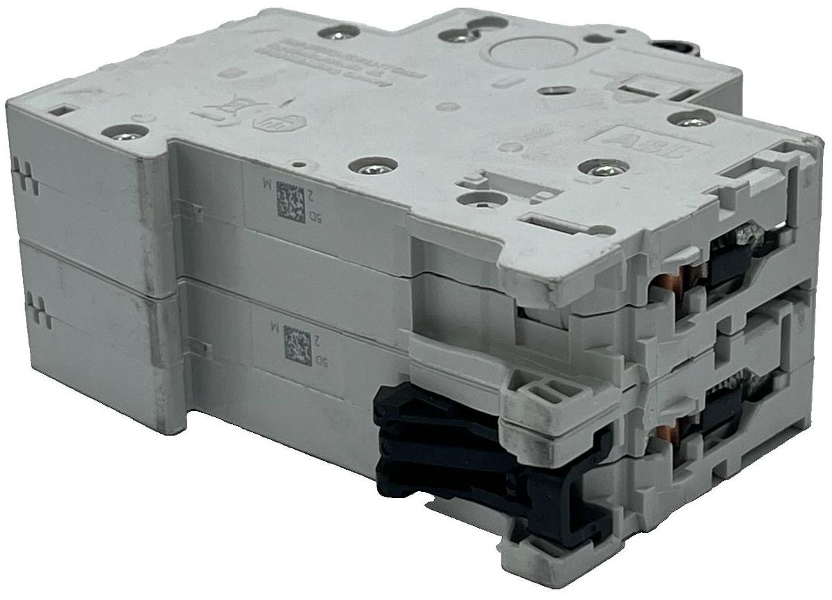 Used NEW ABB S202-D2 Miniature Circuit Breaker 2P 2A Type D DIN Rail IEC 60947-2 UL